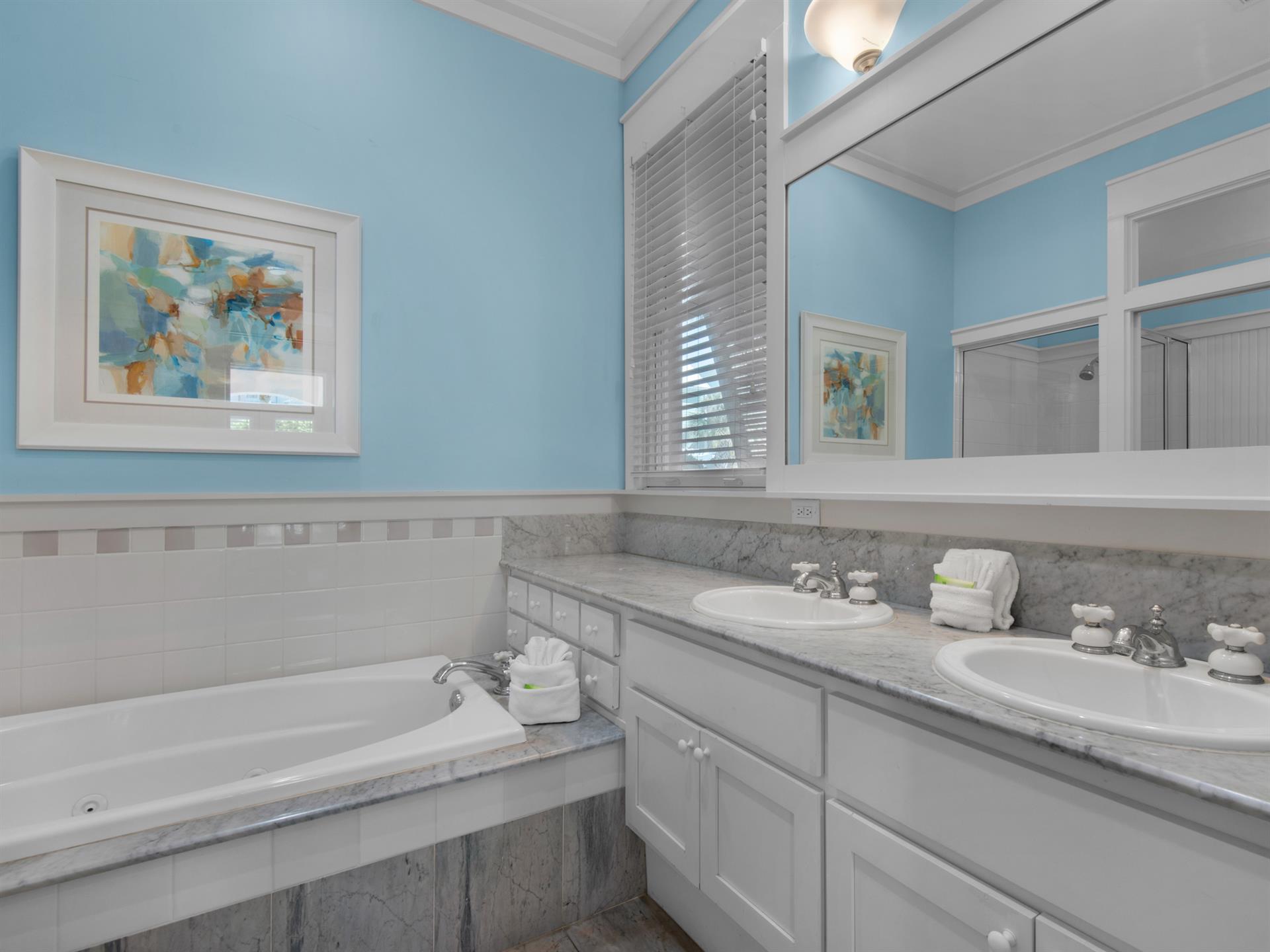 Private full Primary bathroom  1st floor