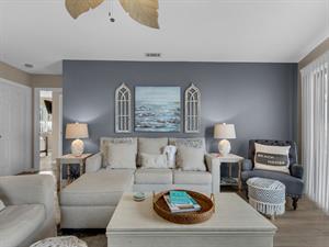 Living room with sofa sleeper