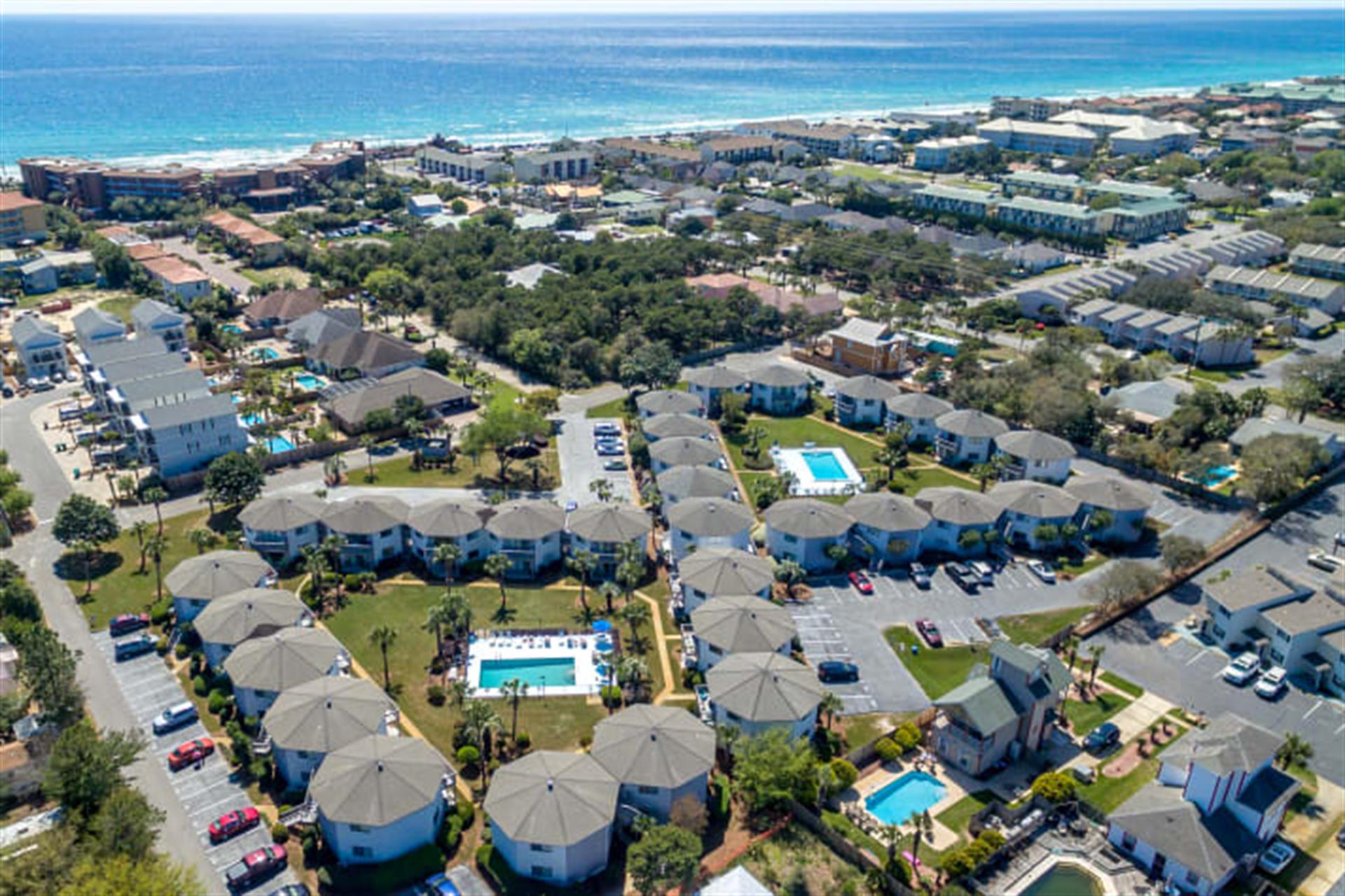 Arial View of Crystal Village
