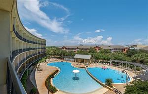 Pool view from balcony