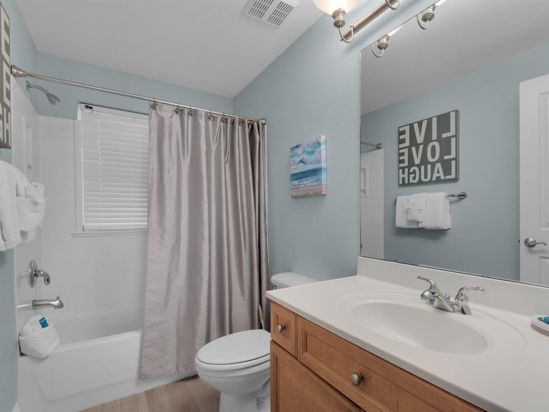 Attached Guest Bathroom