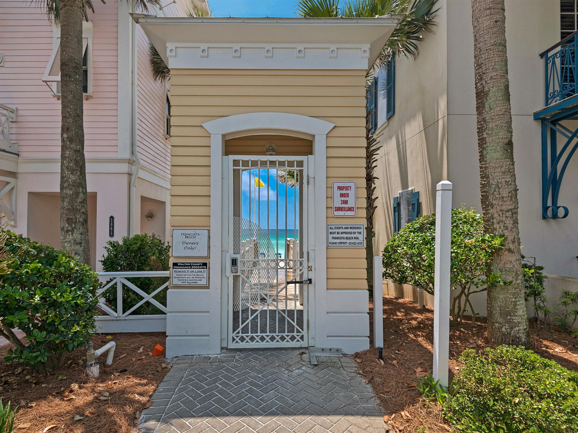 Frangista Beach community beach access 1 of 2