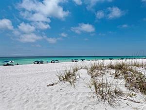 Frangista Beach community beach area