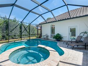 Pool with Spillover Spa