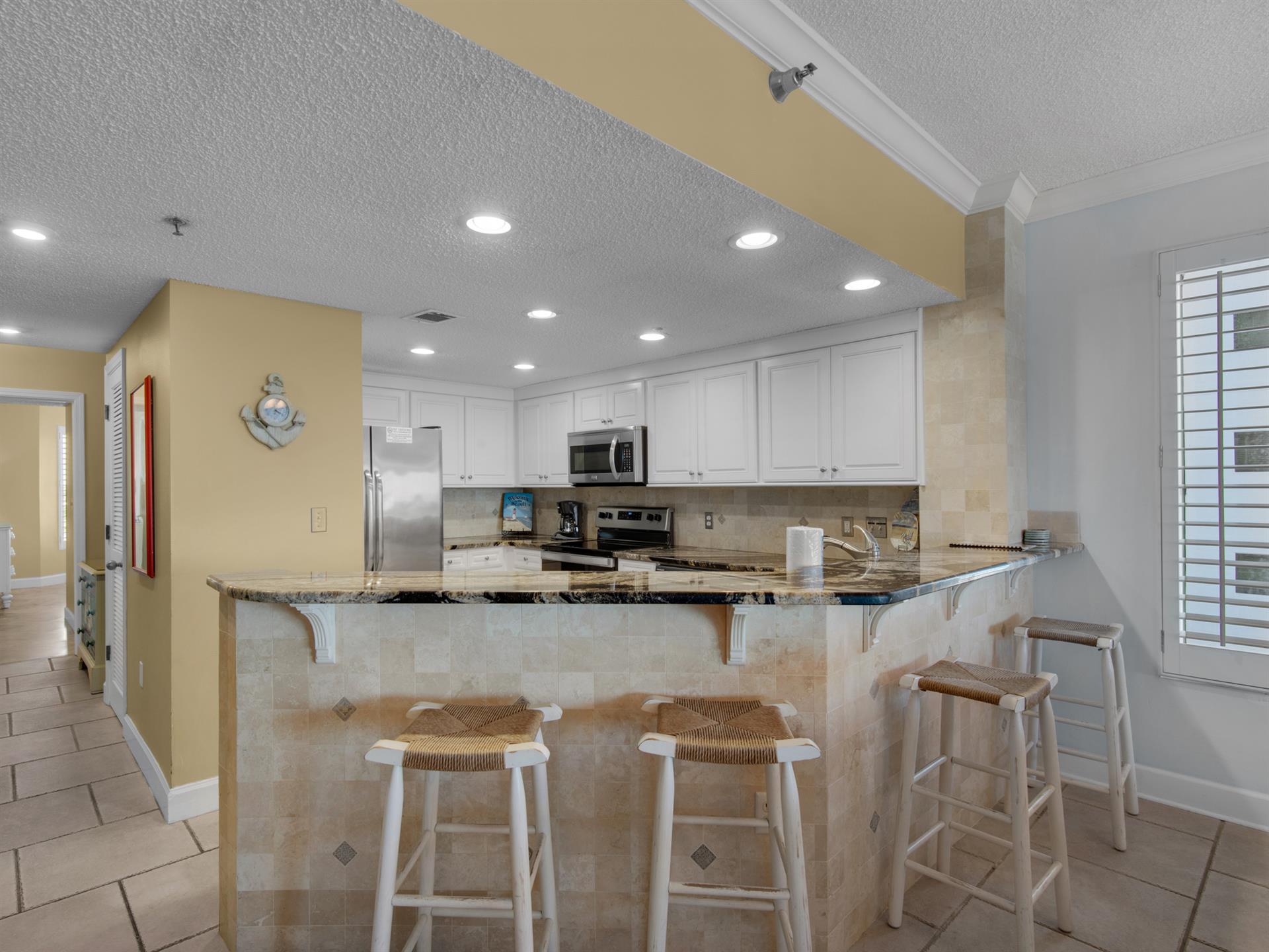 Kitchen with Bar Seating