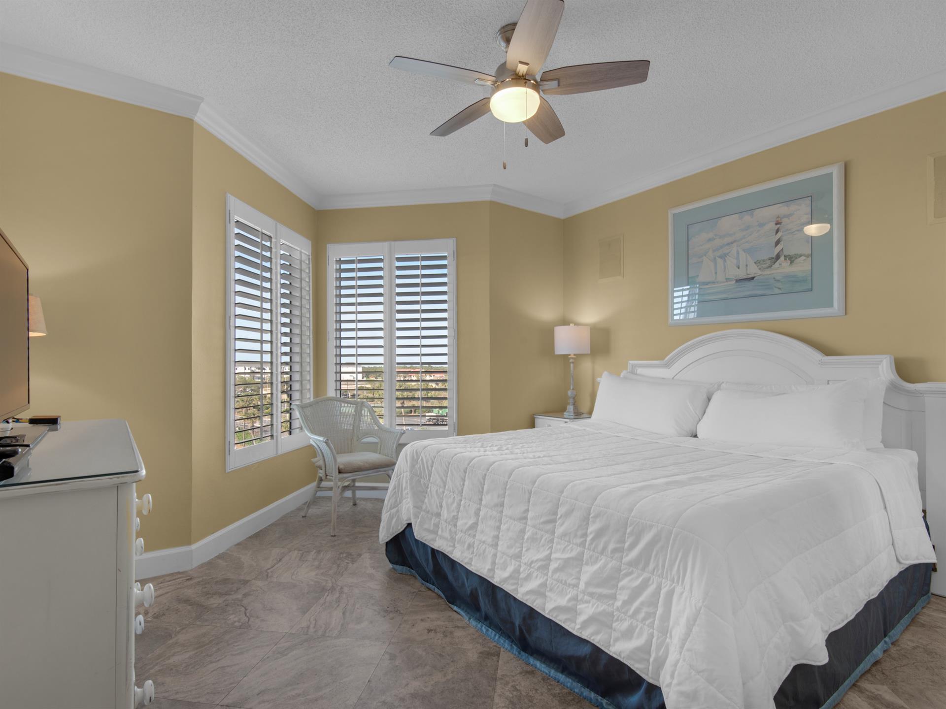 Guest Bedroom 1 with King Bed