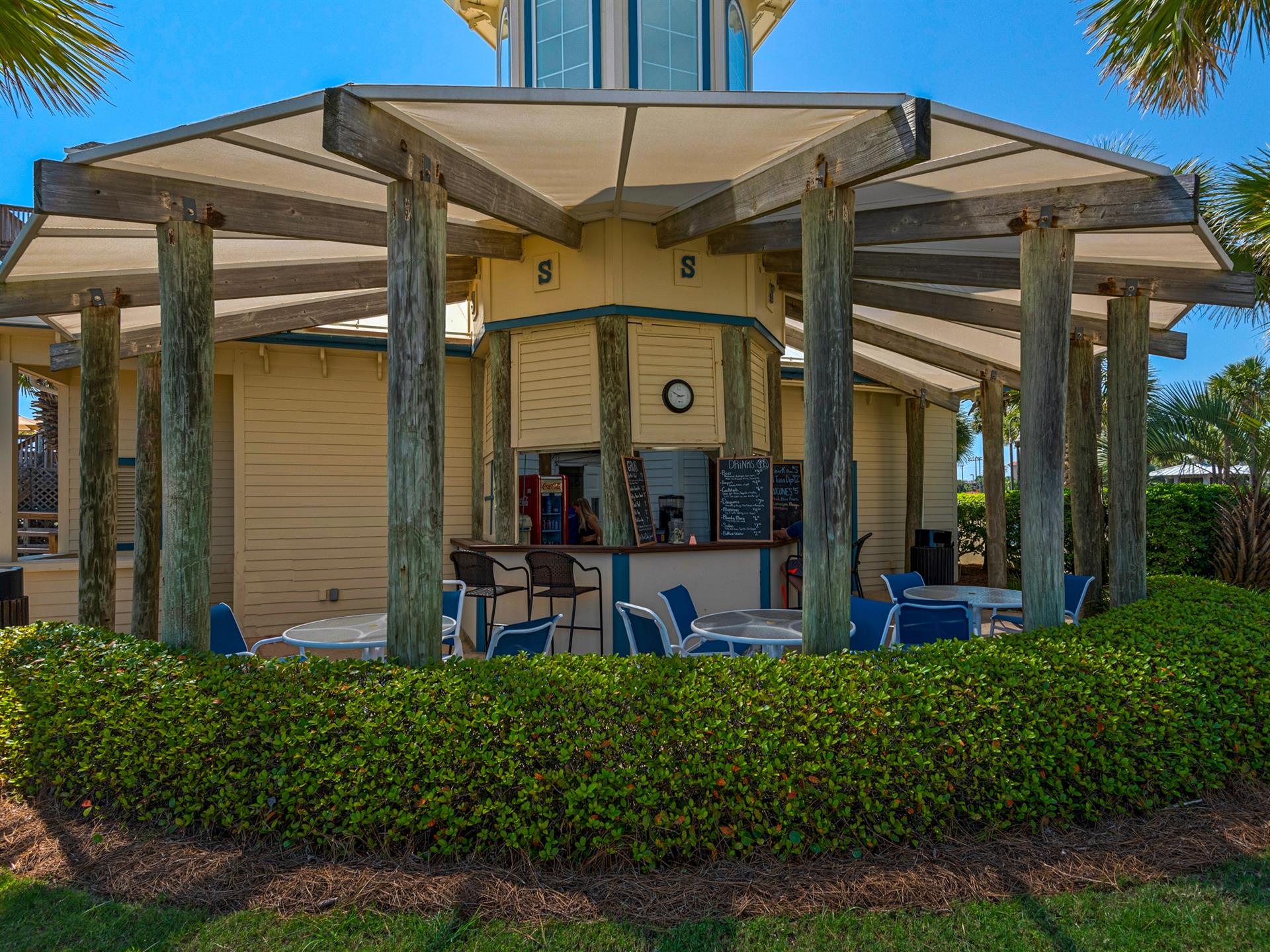 Beach Club at Sterling Shores  Food and Drink Served in Season