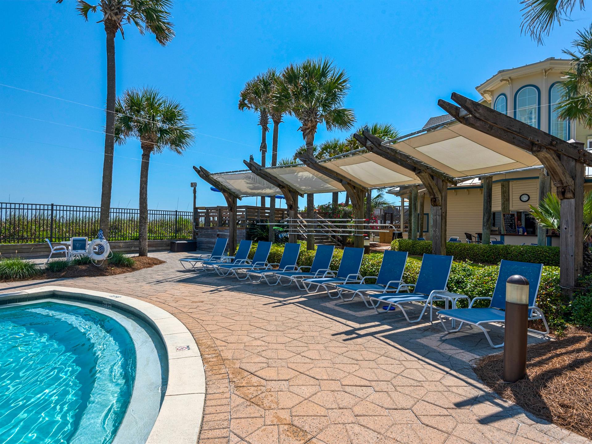 Lay out at the Beach Pool
