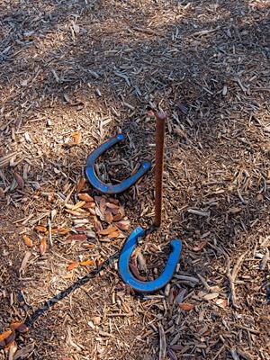 Play a Round of Horseshoes
