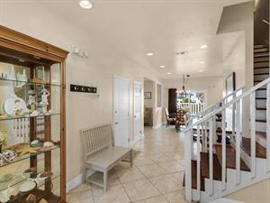 Foyer and dining area