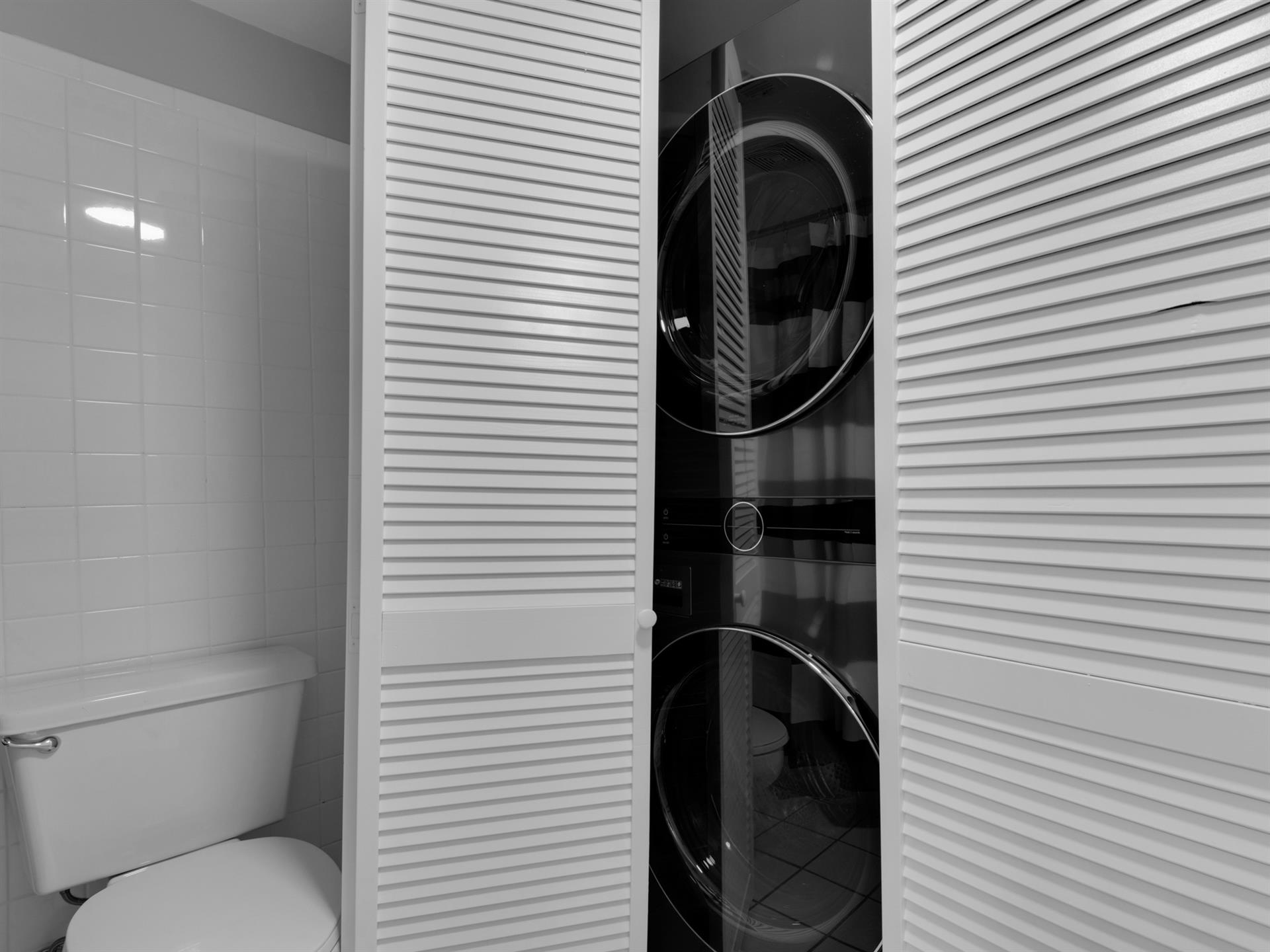 Laundry Area in Guest Bathroom 1