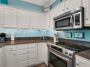 Plenty of Counter Space, Unique Lighting and Stainless Appliances