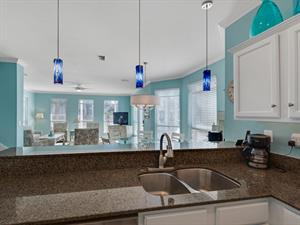 Kitchen is Open to Living Room