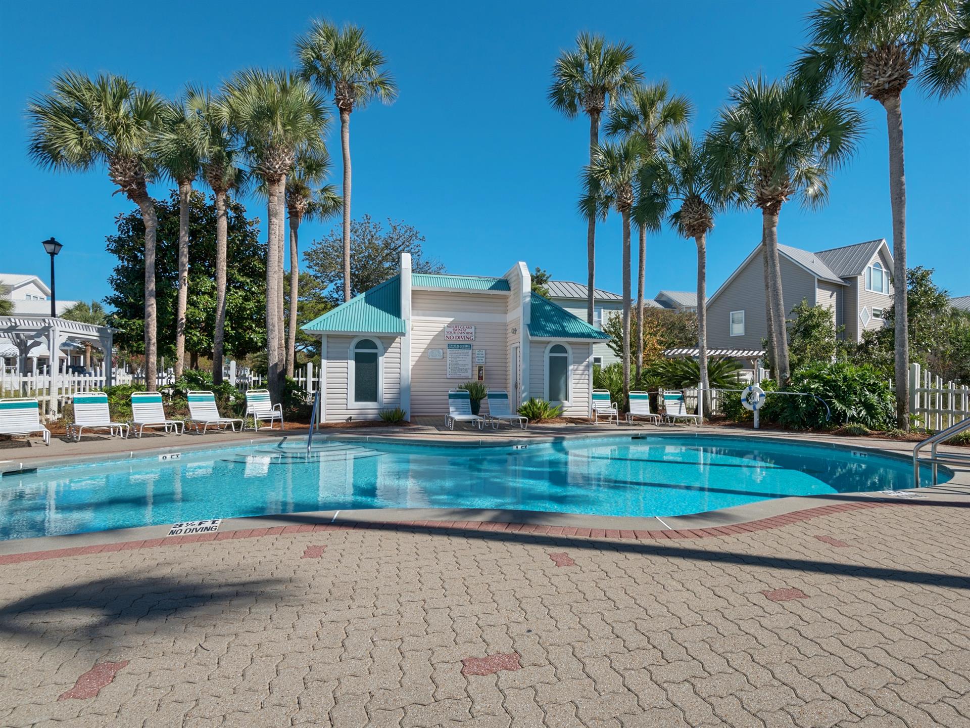 Enjoy the Crystal Shores Neighborhood Pool