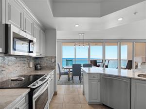 Kitchen with Gulf Views