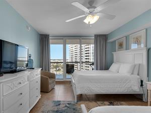 Guest Bedroom 1 with 2 Double Beds and Flat Screen TV