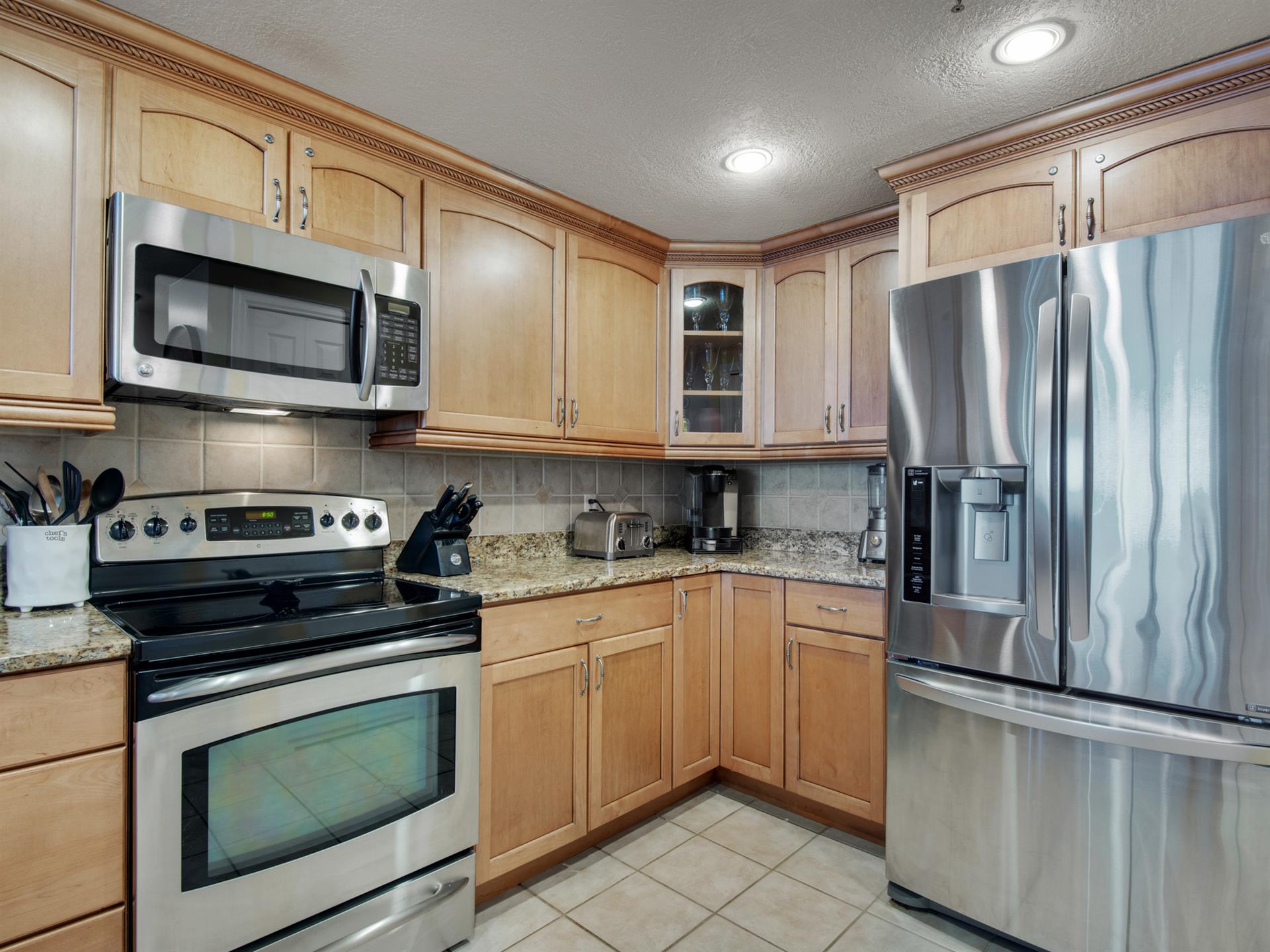 Kitchen with Stainless Steel Appliances