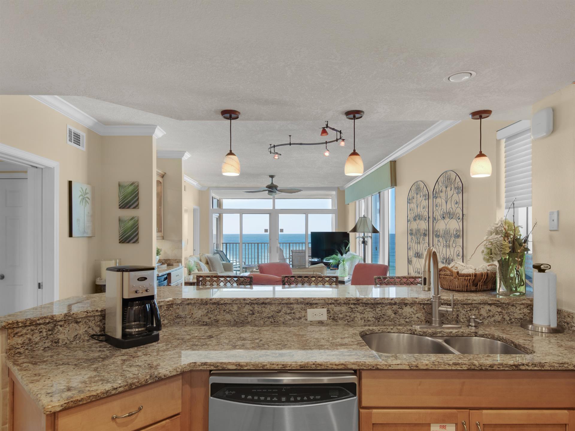 Kitchen with Great Gulf View
