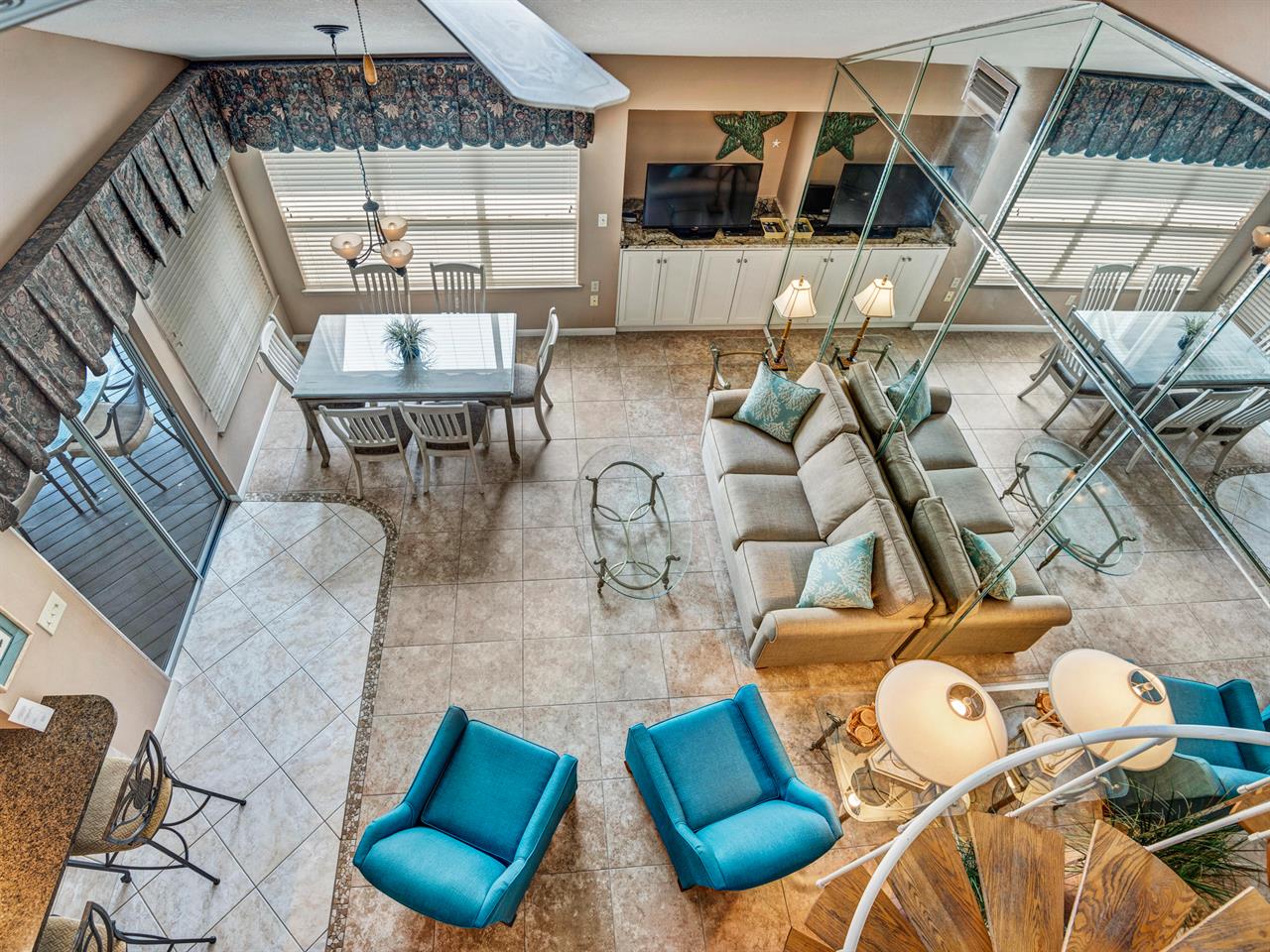 Living Area from Loft Area