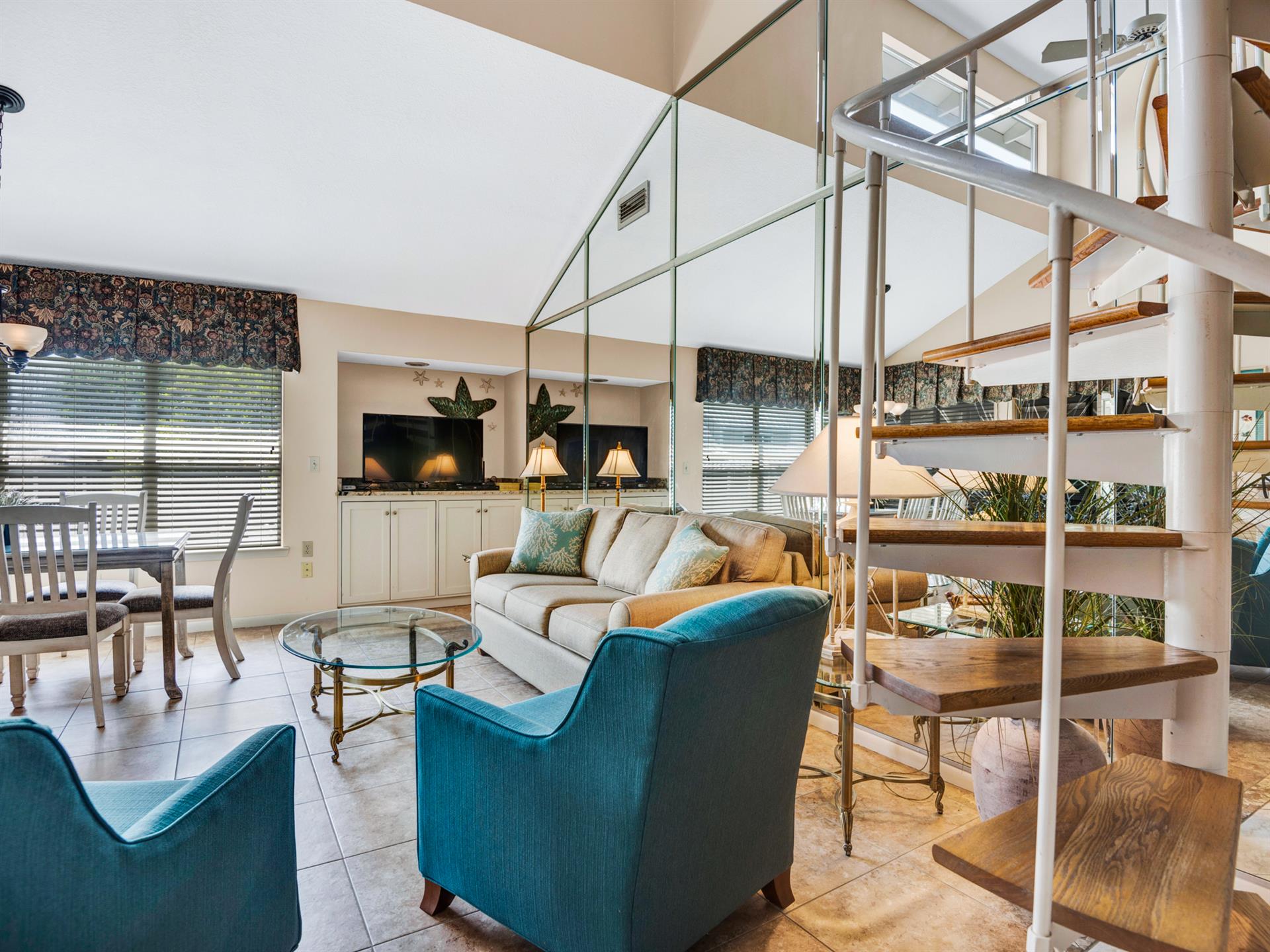 Flat Screen TV in Living Area