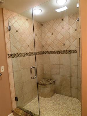 New Walkin Shower in Primary Bath