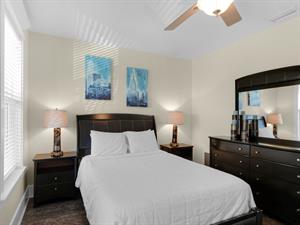 2nd floor guest bederoom with queen bed