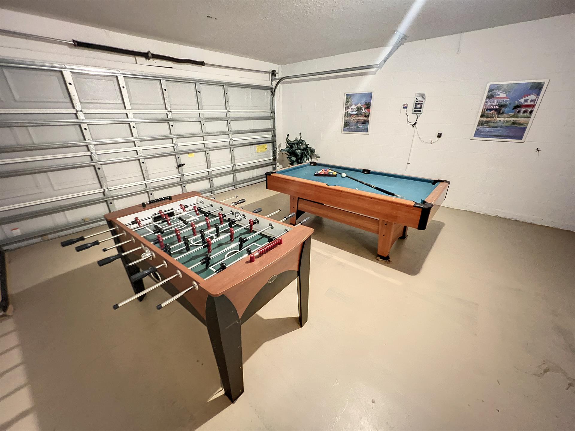 Garage Game room