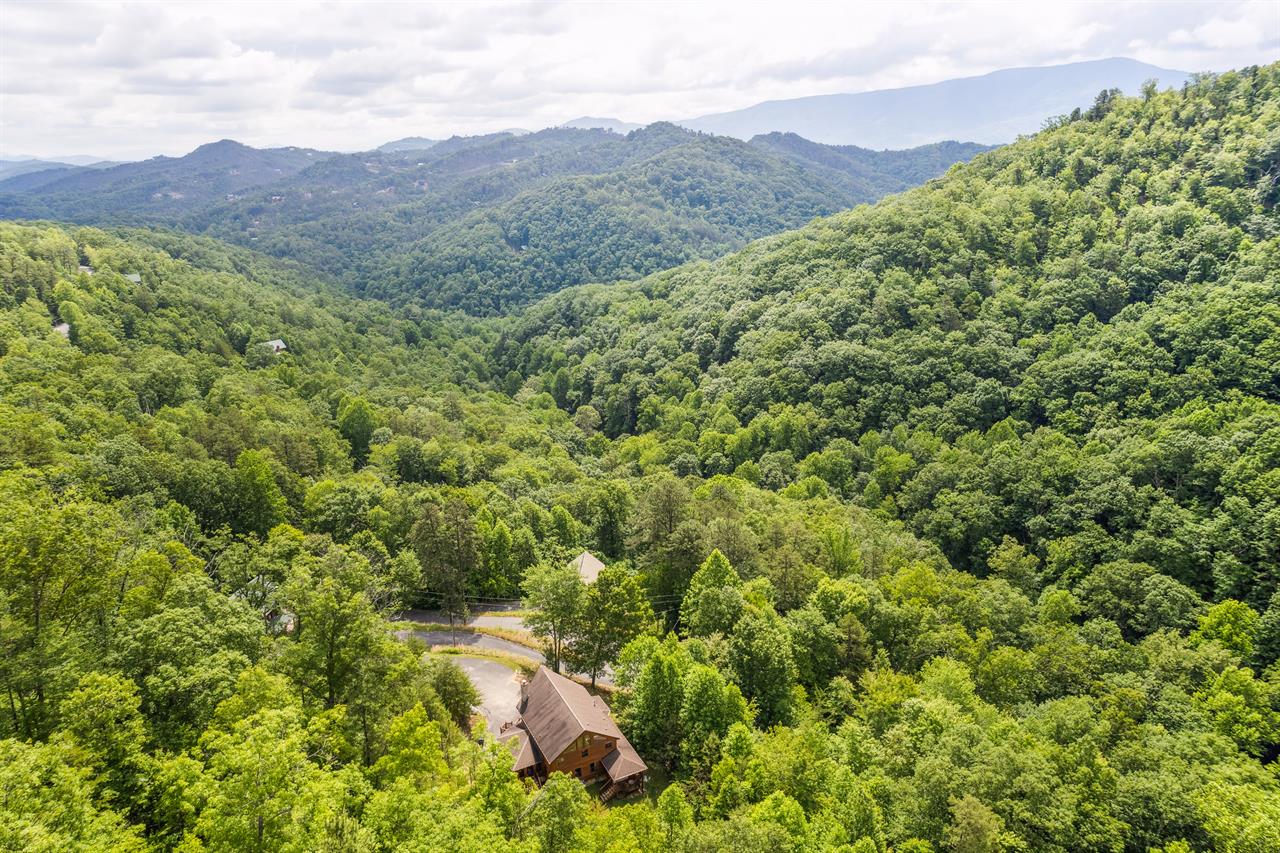 Drone View of Mountain Musics Private Location