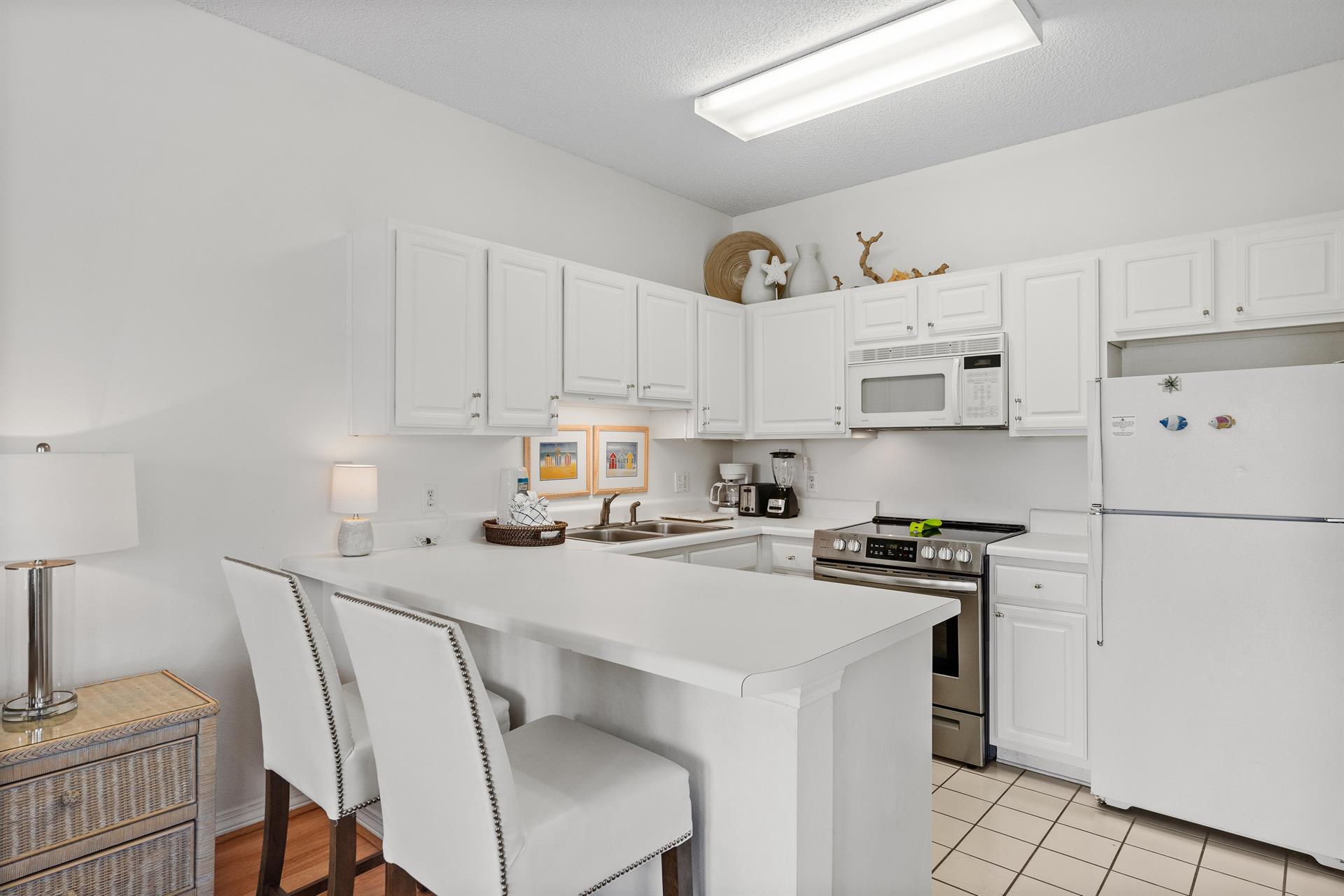 Kitchen with Bar Seating