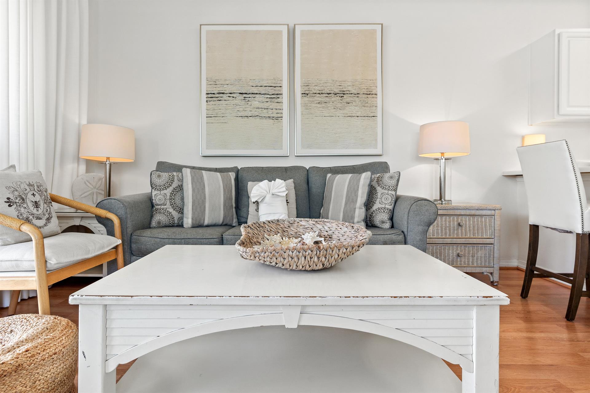 Living Room with Sleeper Sofa