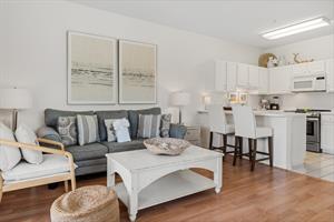 Open Living Room and Kitchen