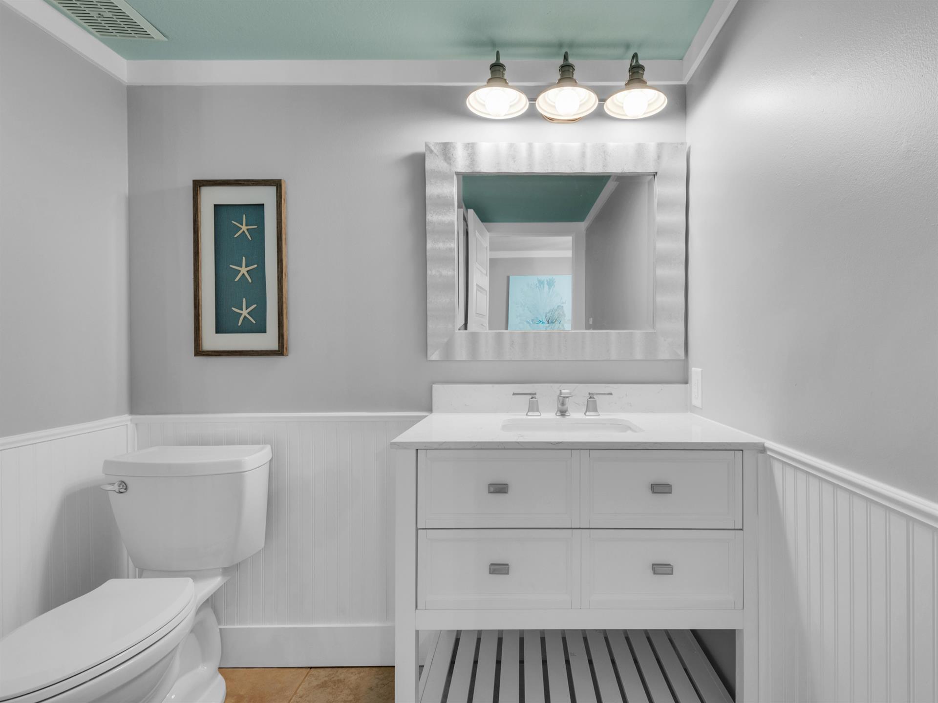 Half Bathroom on 1st Floor