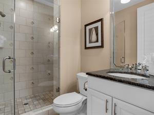 Private Bath for King Bedroom off Kitchen