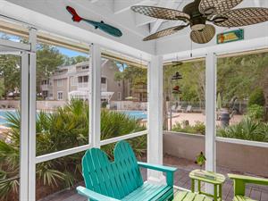 View of Pool From Patio