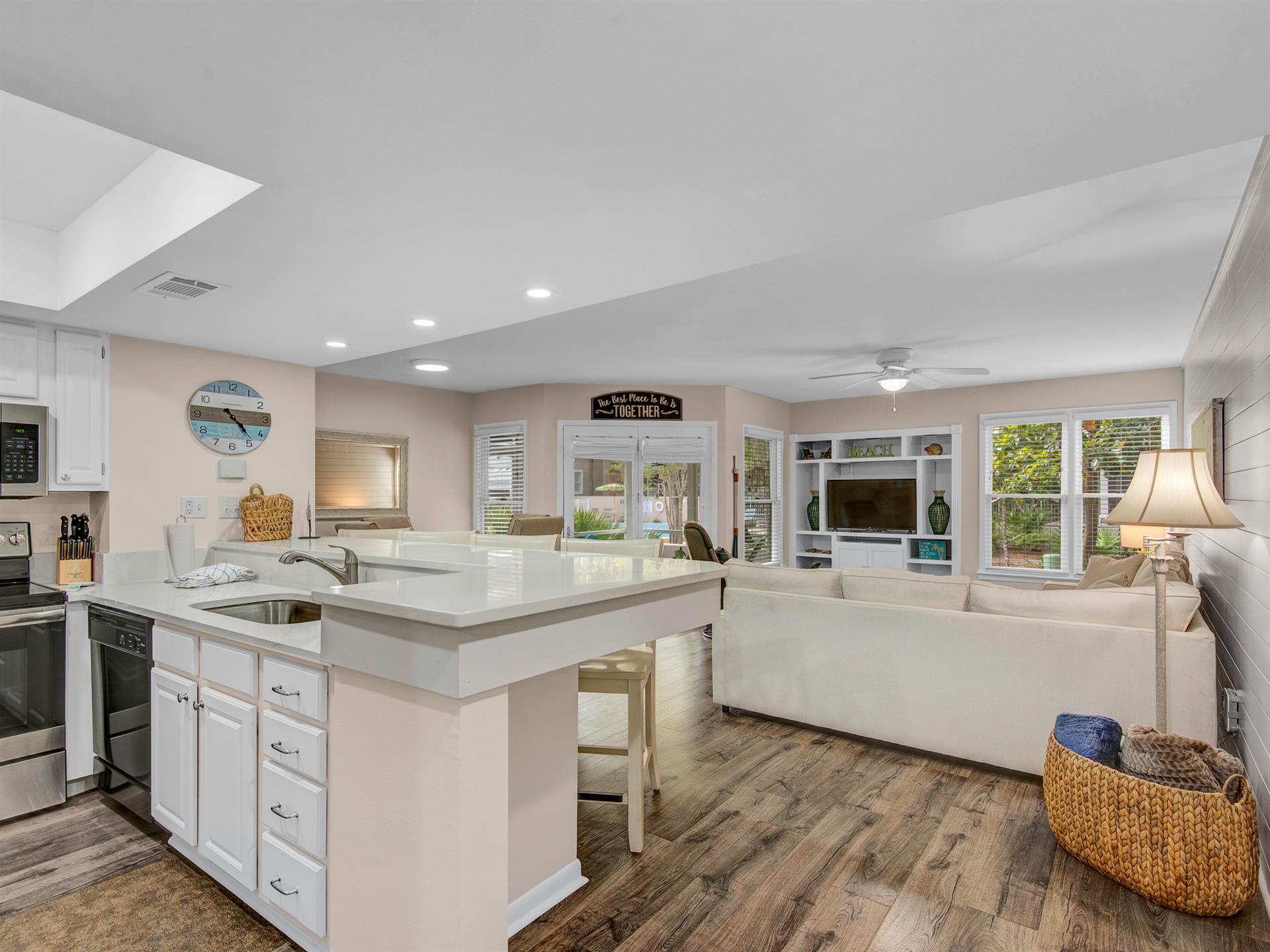 Kitchen and Living Area