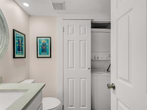 Laundry in Half Bath