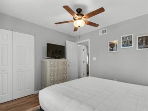 Flat Screen TV in Guest Bedroom