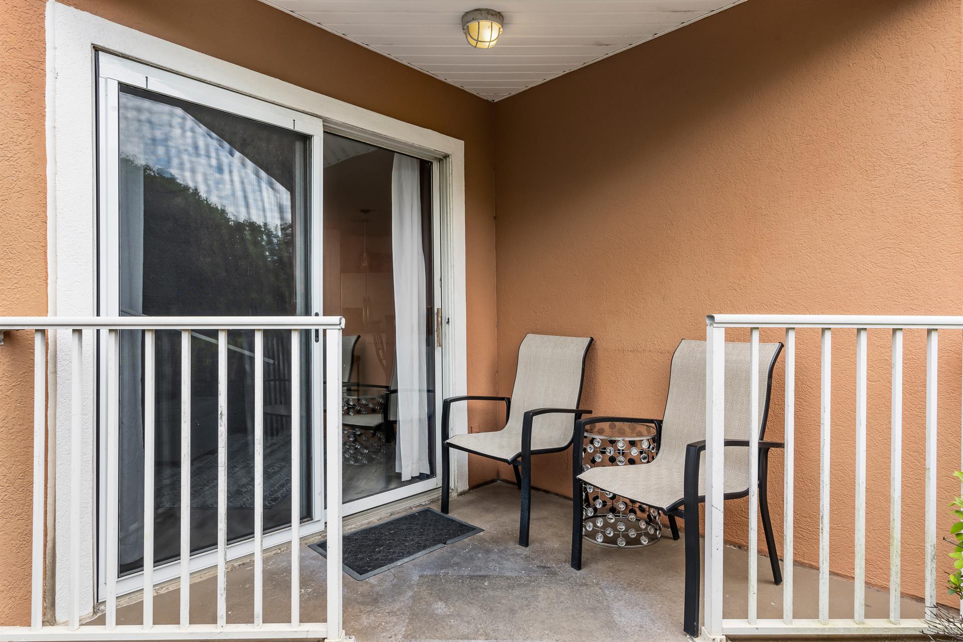 Private Balcony off Living Room