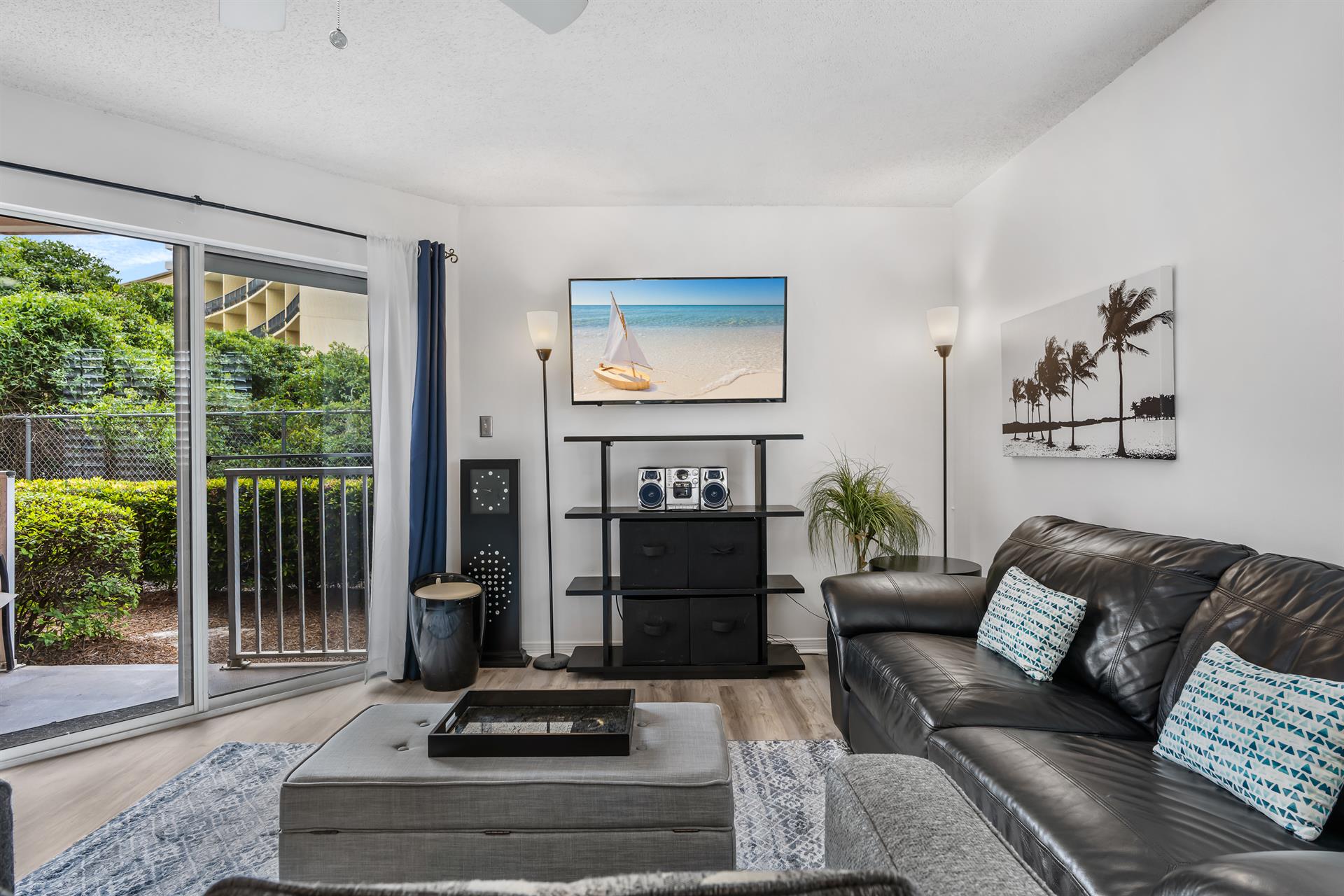 Living Room with Access to Private Balcony