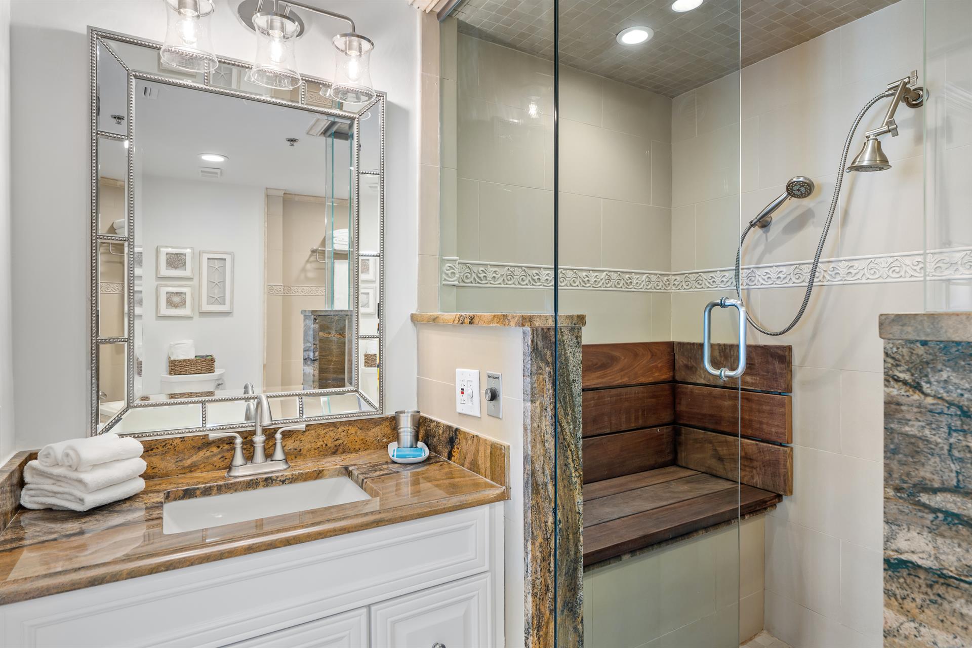 Primary Bathroom 1 with Stand Alone Shower