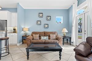 Living room with sleeper sofa