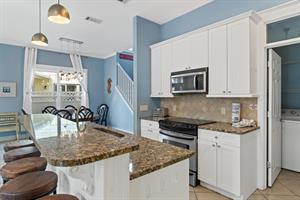 Kitchen with plenty of counterspace for cooking