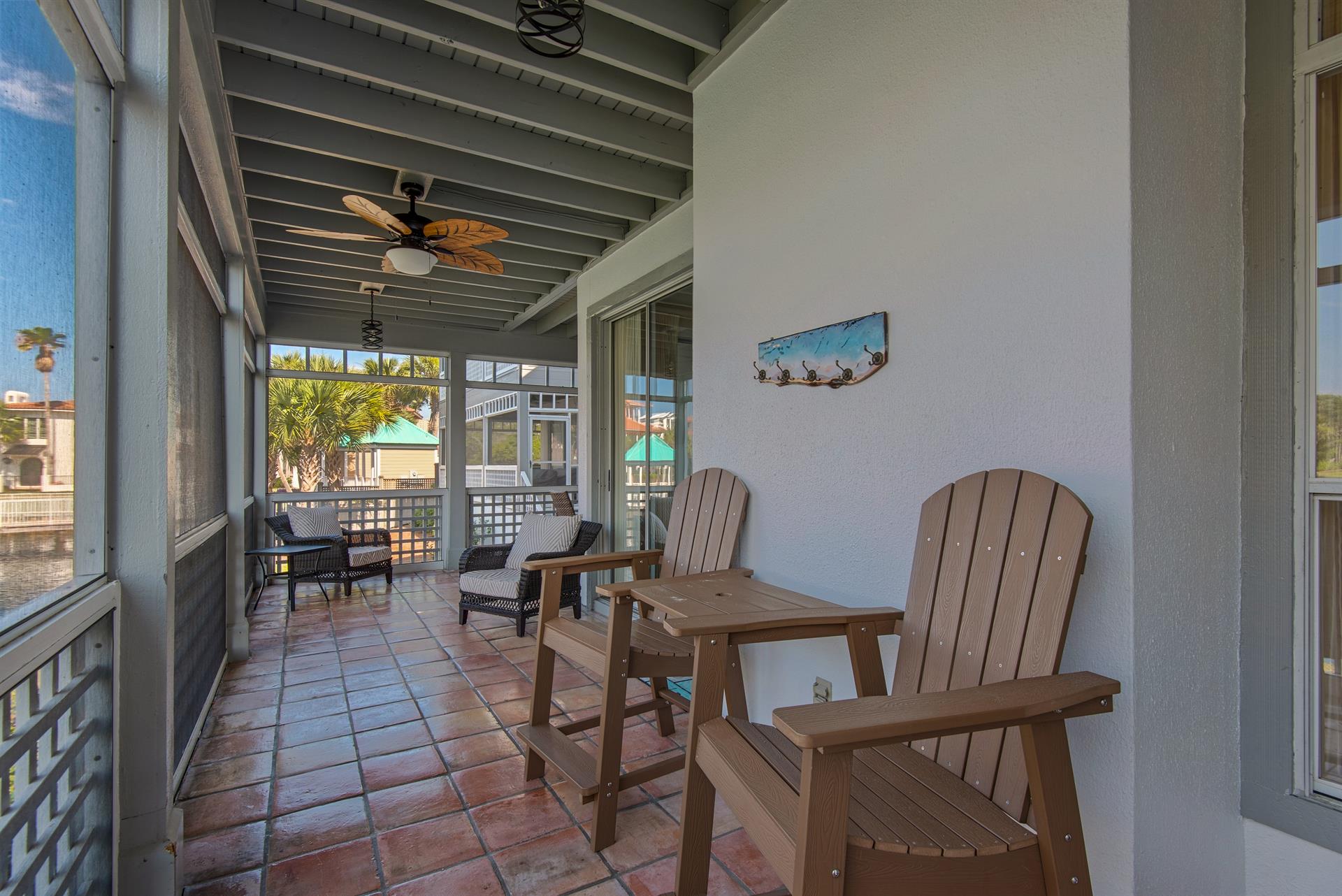 Plenty of Seating on Patio