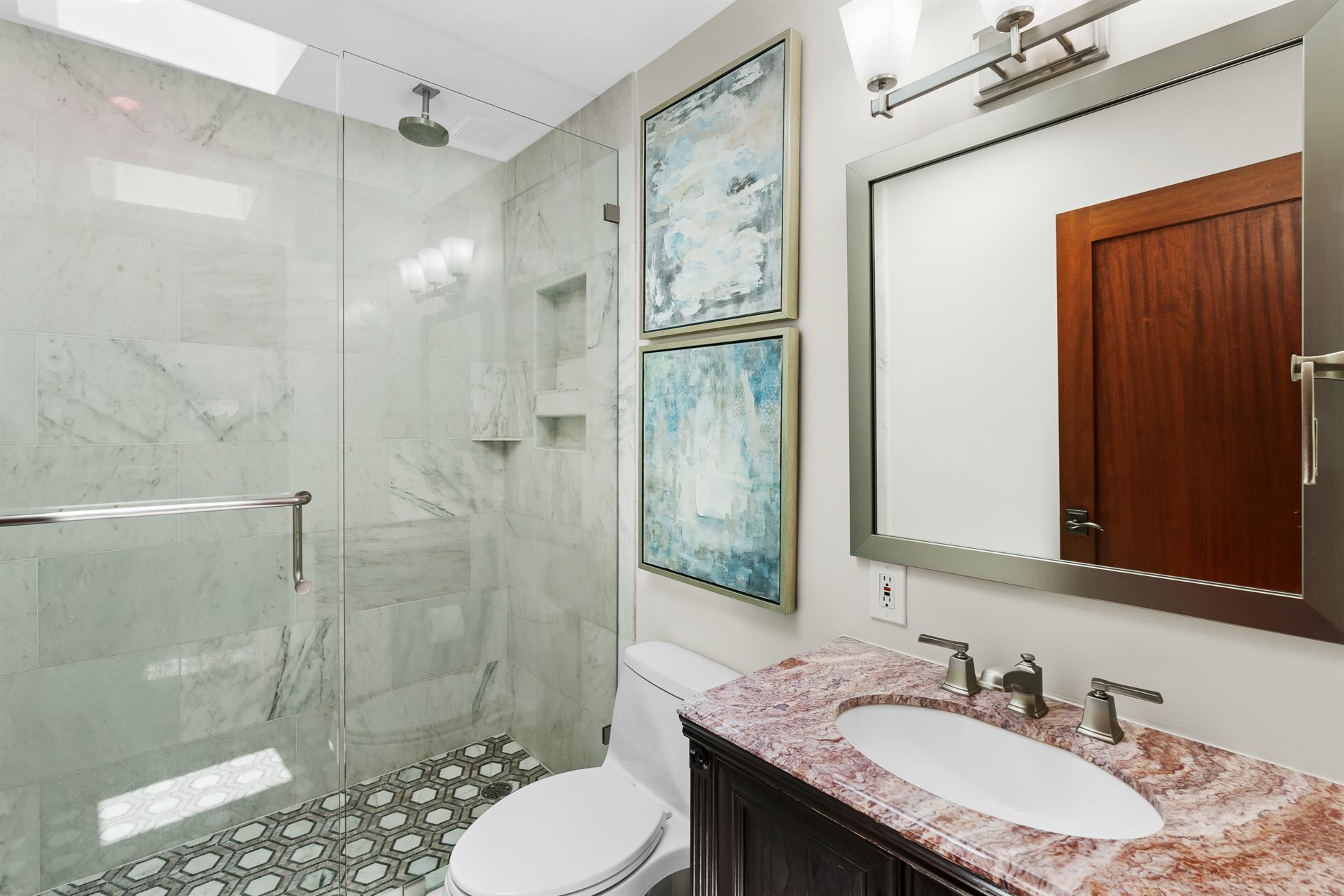 Guest Bath with Walk In Shower