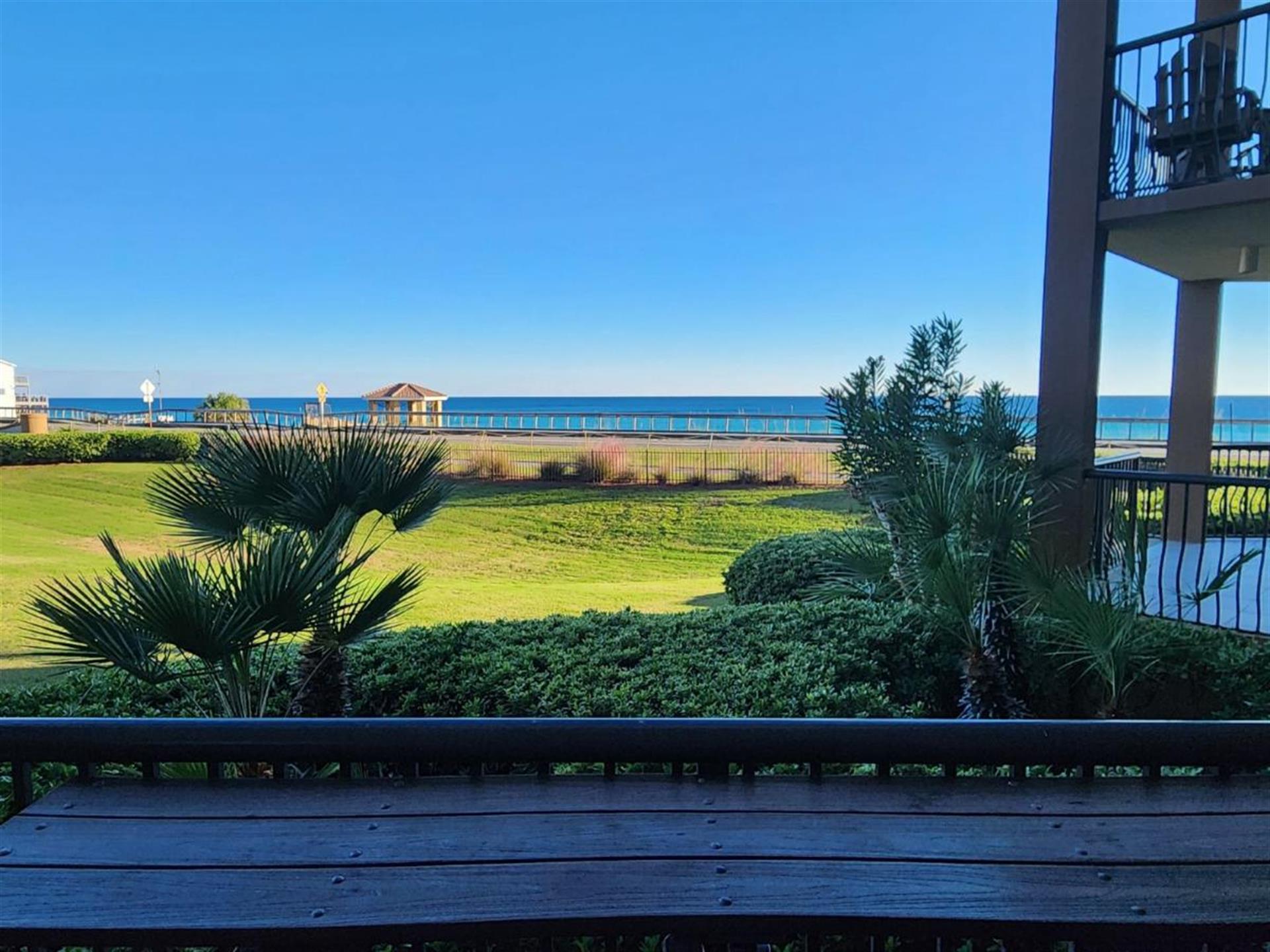 Gulf view from Patio