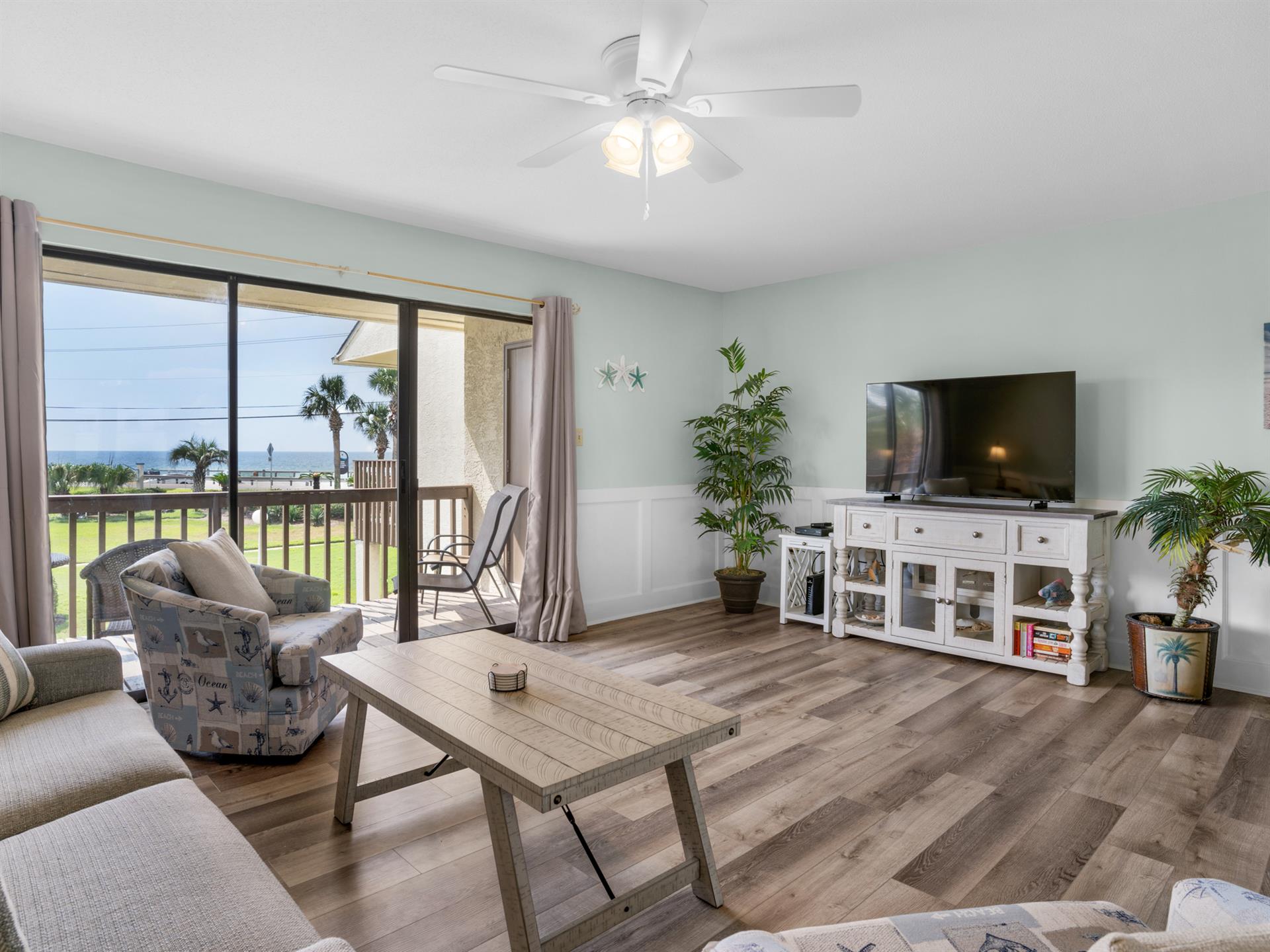 2nd Floor Living Room with a View of the Gulf