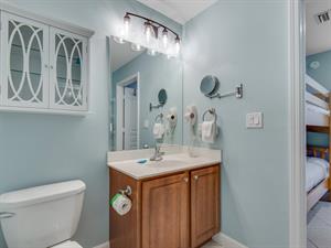 Guest Bathroom off bunk area hall