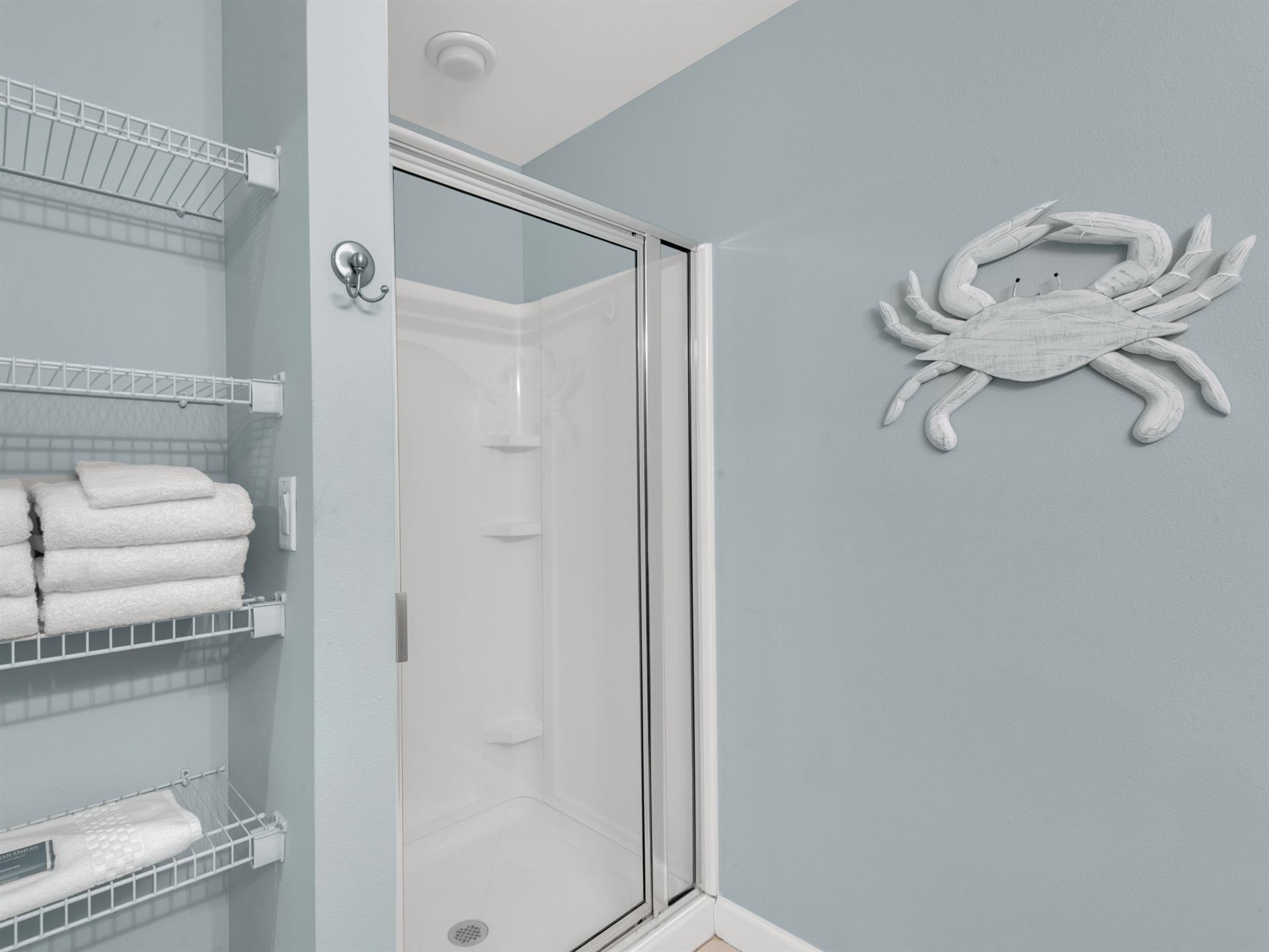 Guest Bathroom with Walk In Shower