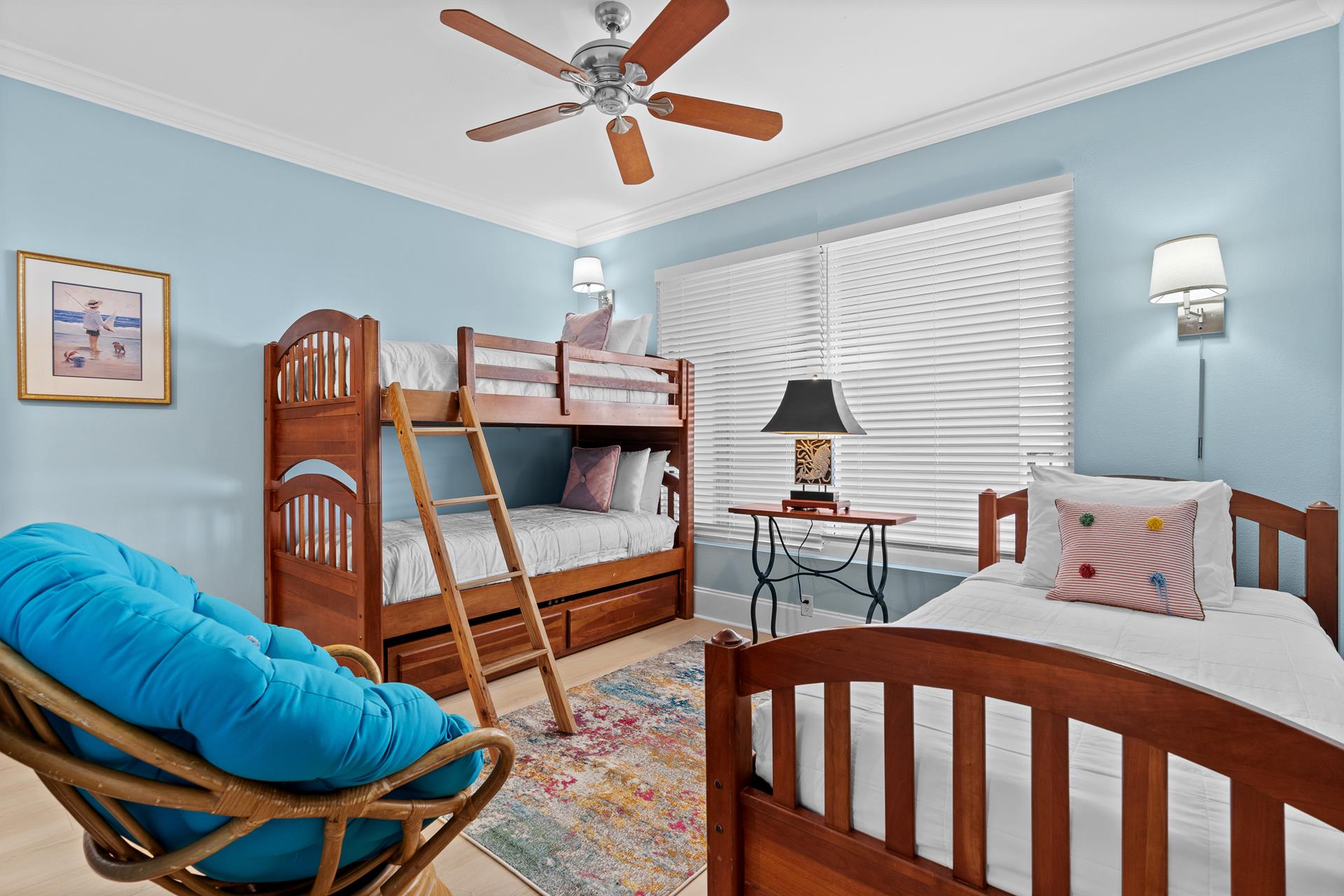 Guest Bedroom with Bunks and Trundle
