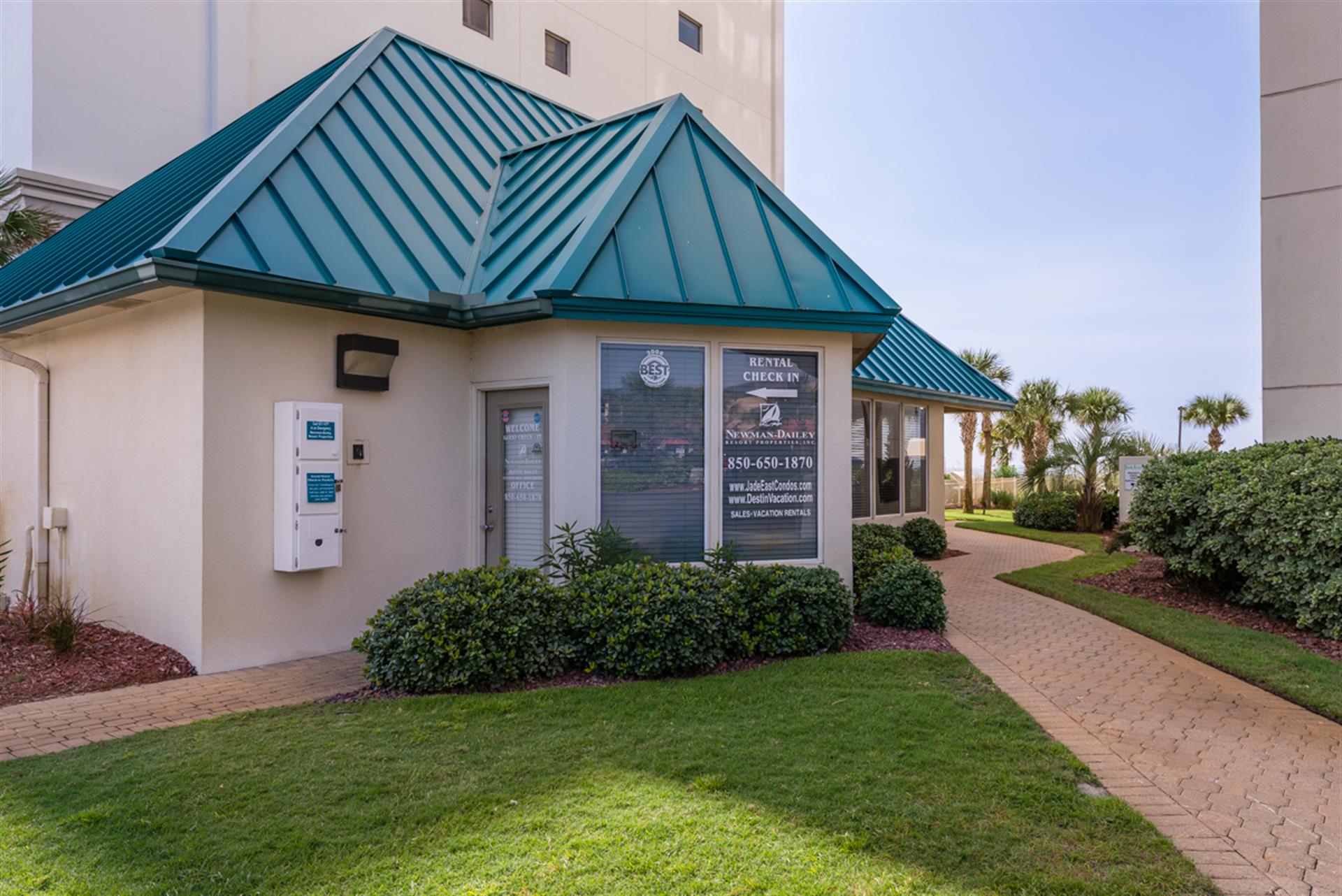 Our On Site Check In Office